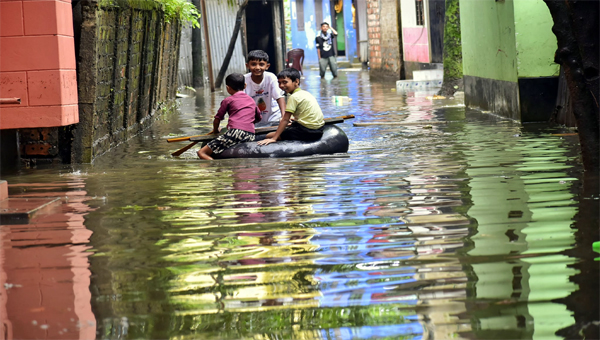 সিলেট নগরীতে বন্যা আক্রান্ত ৪ হাজার পরিবার